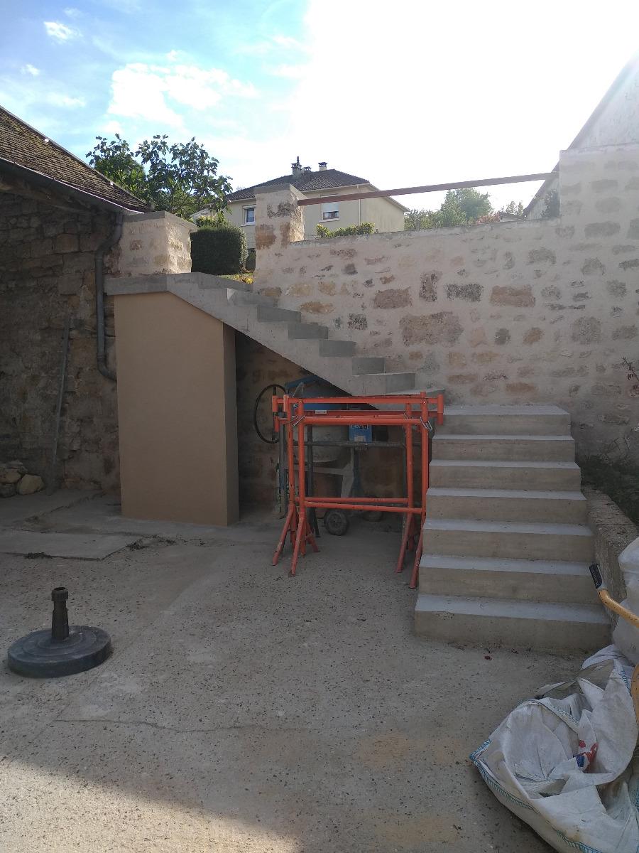 Escalier en béton