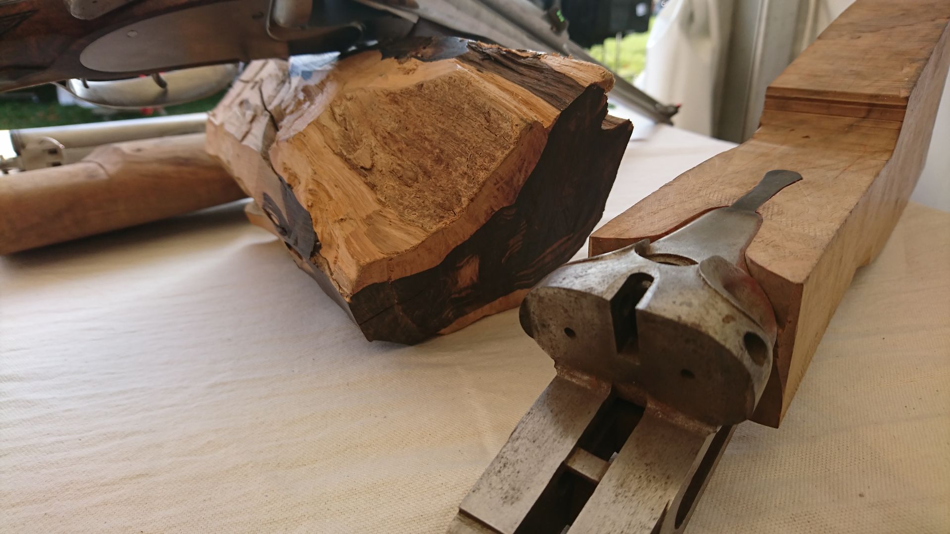 Fabrication de crosse de fusil en bois