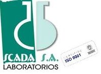 El logotipo de scada sa laboratorios está certificado iso 9001.