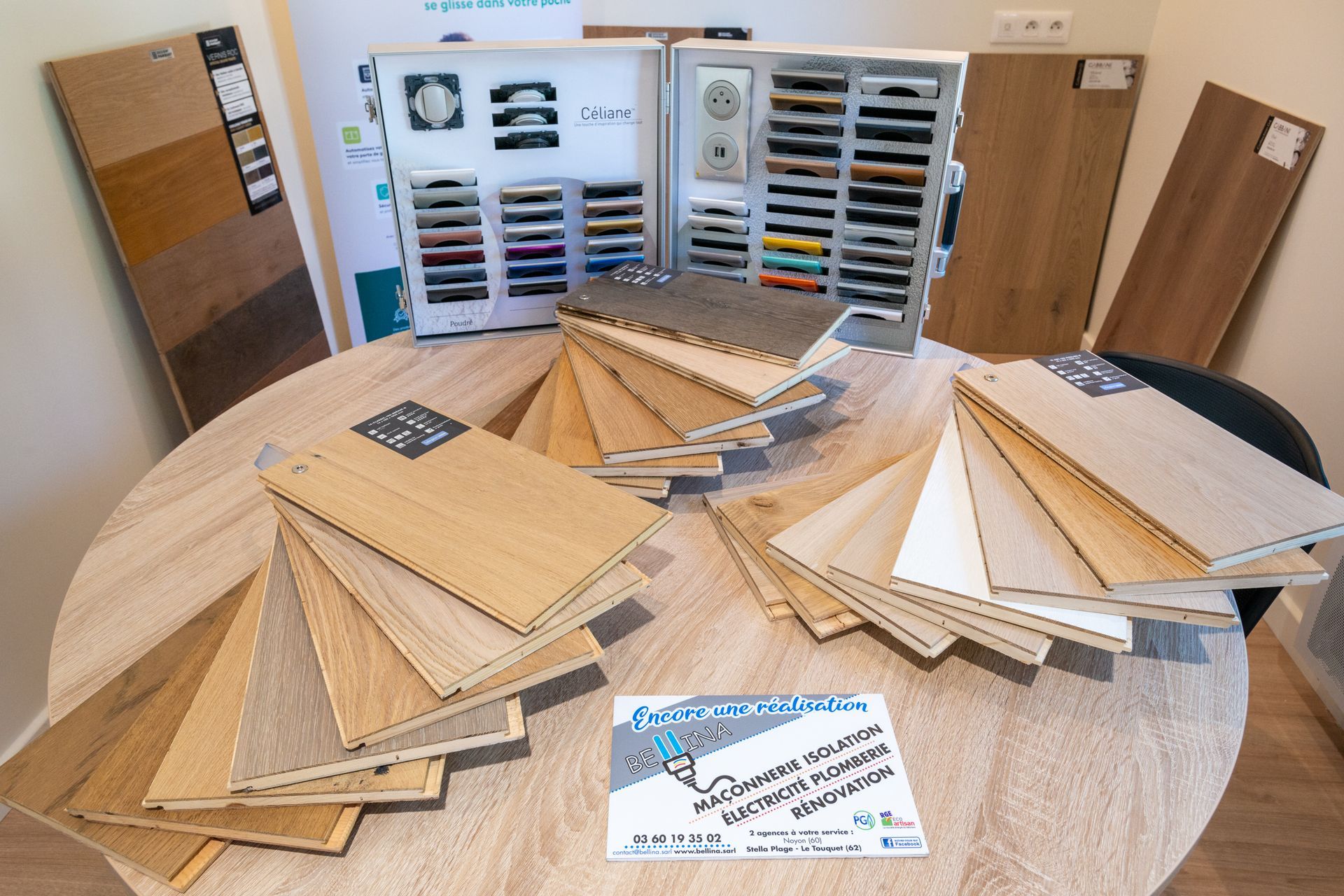 Echantillons de parquet