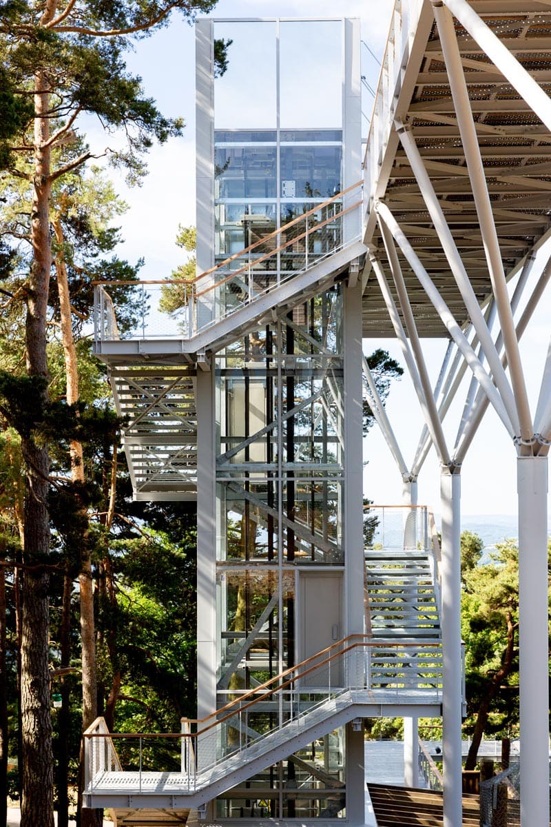 Passerelle - Parc aux Loups du Gévaudan 2