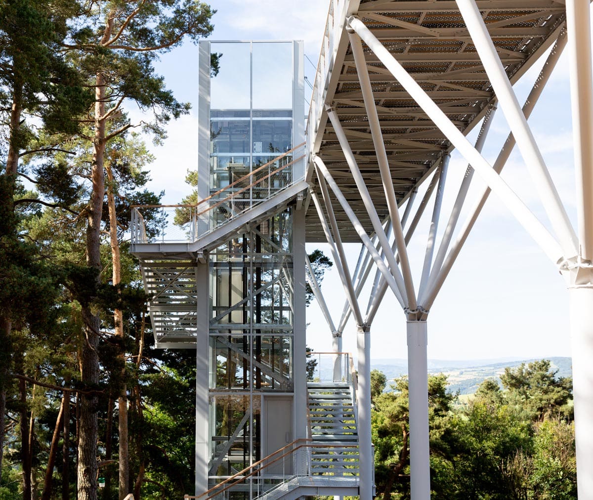 Passerelle - Parc aux Loups du Gévaudan 6