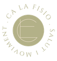 Logotipo de Ca La Fisio: un c&iacute;rculo verde que contiene una "C" y una "E" dibujadas linealmente