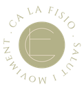 Logotipo de Ca La Fisio: un c&iacute;rculo verde que contiene una "C" y una "E" dibujadas linealmente