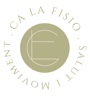 Logotipo de Ca La Fisio: un c&iacute;rculo verde que contiene una "C" y una "E" dibujadas linealmente
