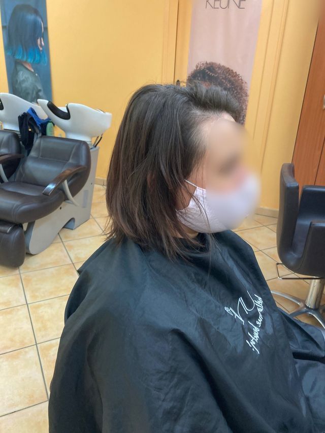 Coupe de cheveux au carré