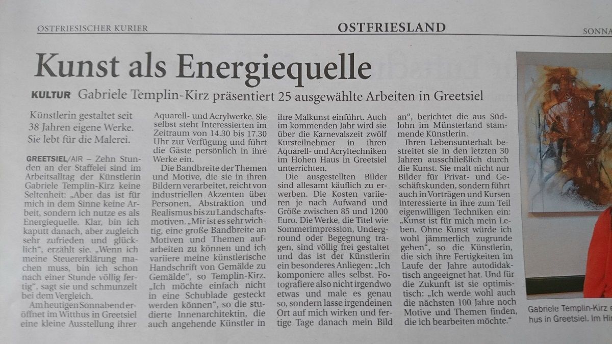 Presse Ostfriesland 20.05.2017