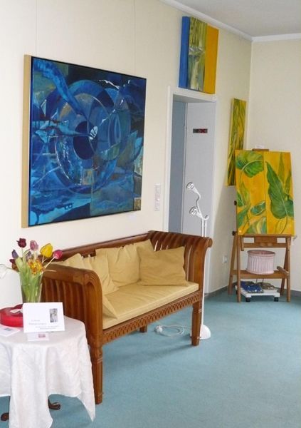 Sitzbank und Bild - Design Gabriele Templin Kirz