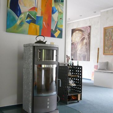 Ofen und Bild - Design Gabriele Templin Kirz
