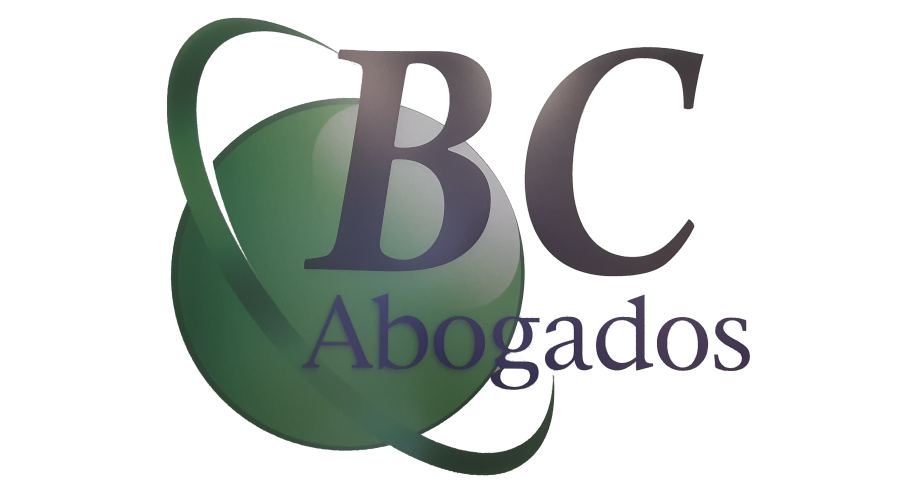 Logotipo de bc abogados sobre fondo blanco