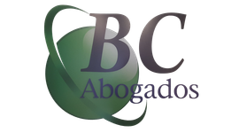 Logotipo de bc abogados sobre fondo blanco