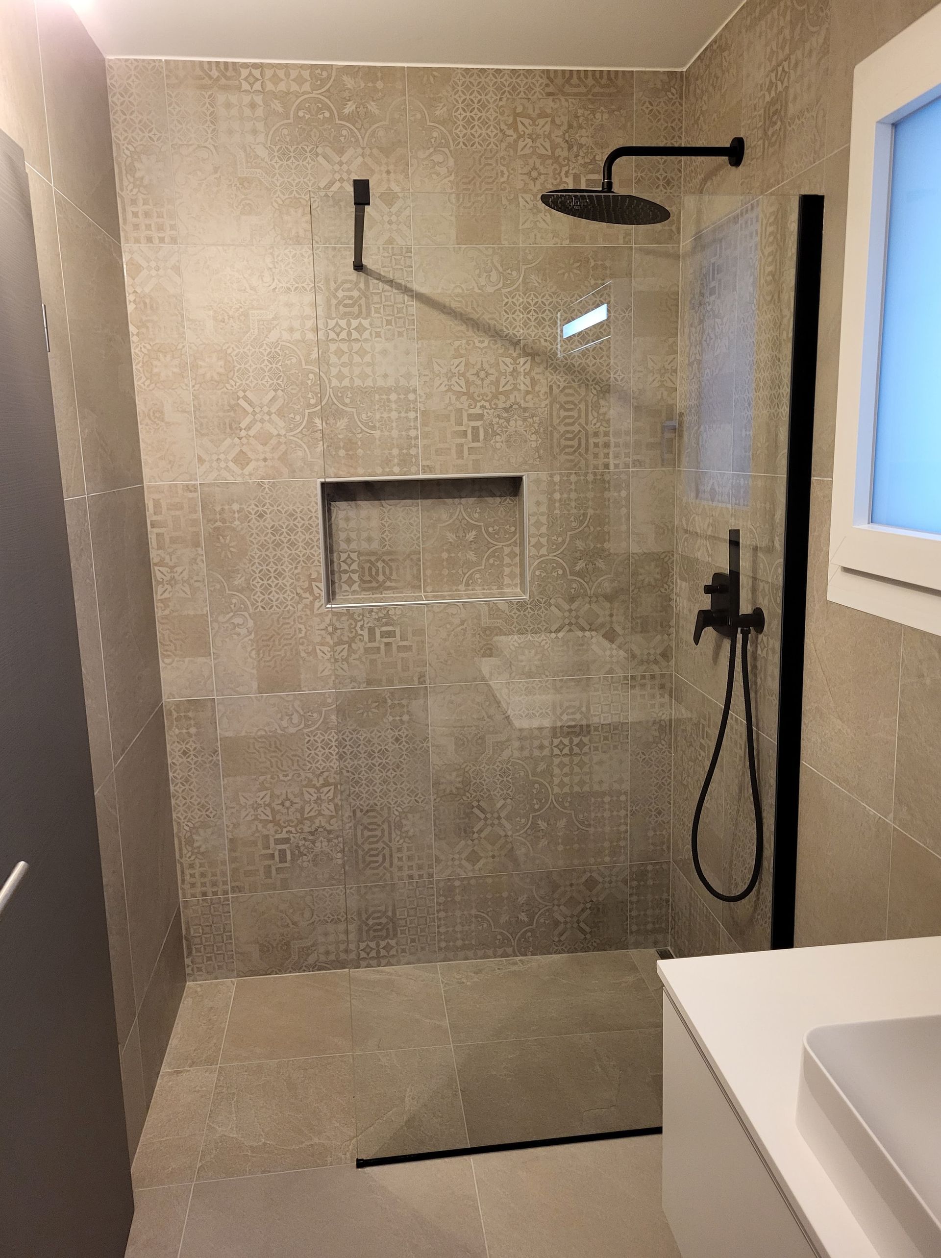 douche à l'italienne