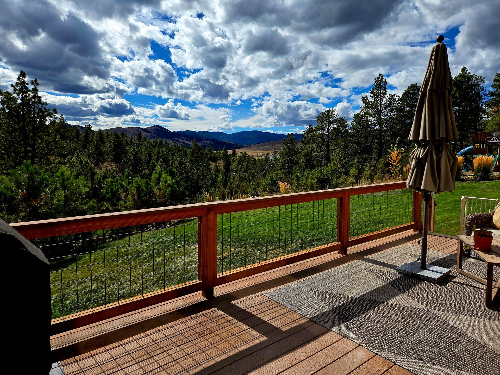 View from the Seabiscuit back porch.