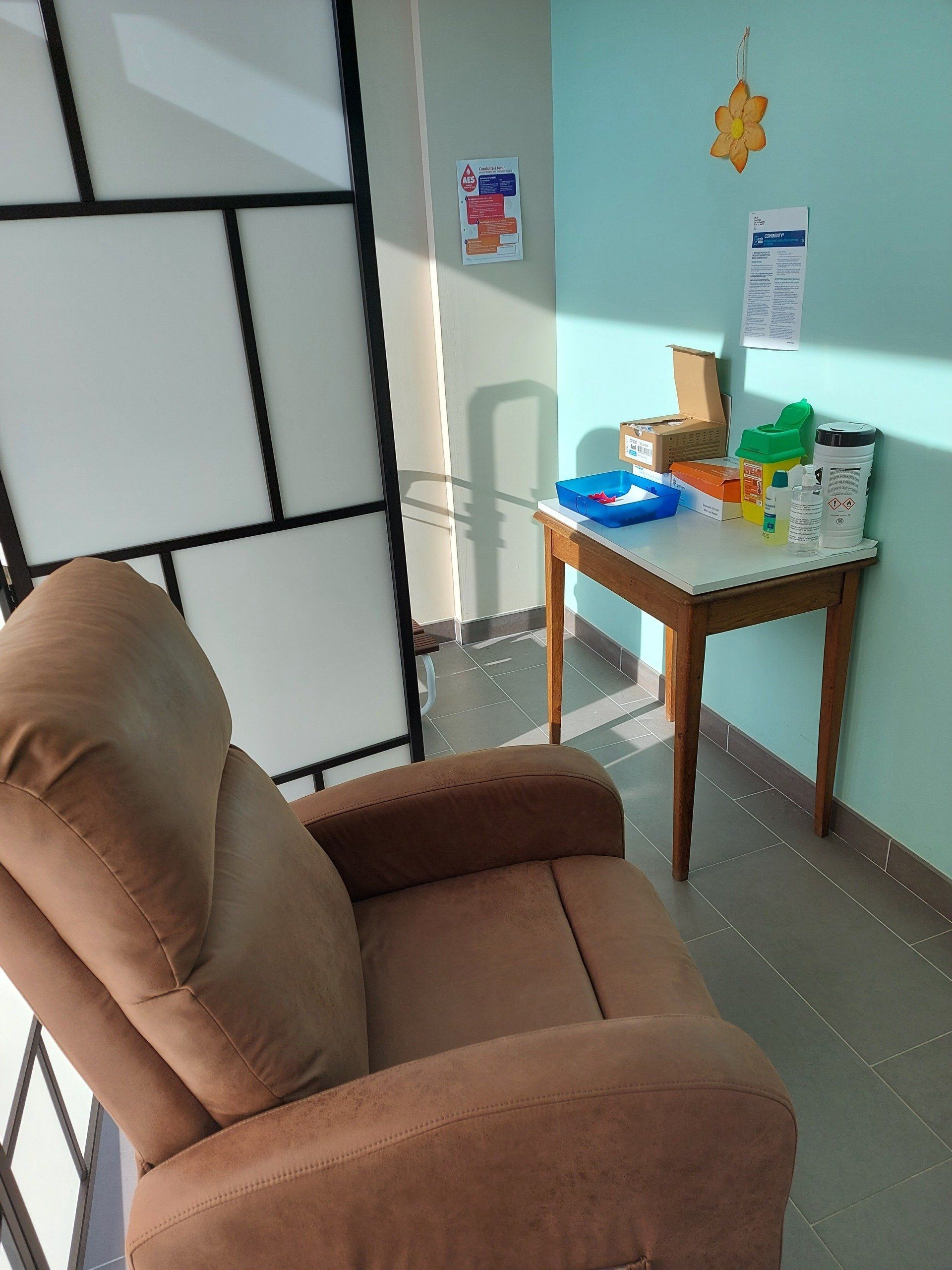 Cabine de vaccination