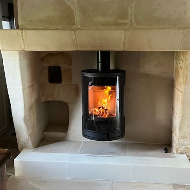 Rénovation de cheminée avec insert