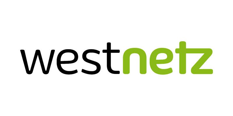 Westnetz-Logo mit schwarzem „West“ und grünem „Netz“.
