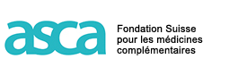 The logo for asca fondation suisse pour les medicines complementares