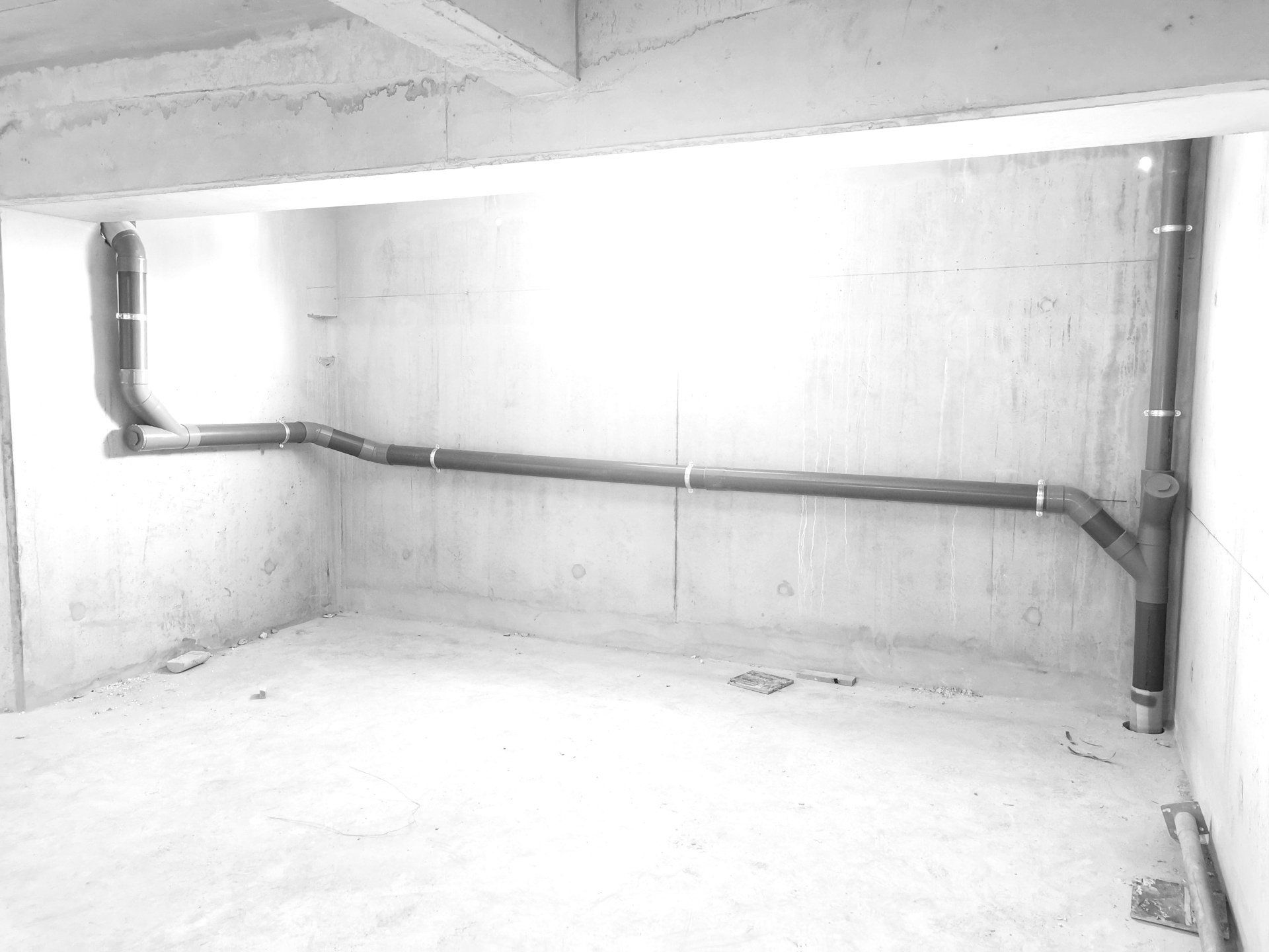 Réseau d'évacuation