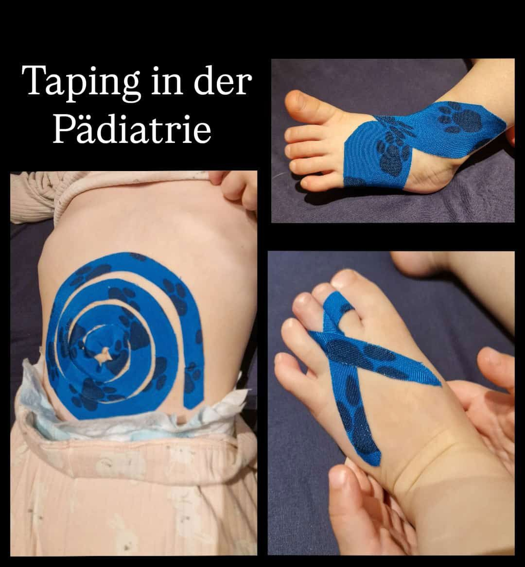 Eine Frau kniet auf einer Yogamatte und hält ein Baby in der Luft.