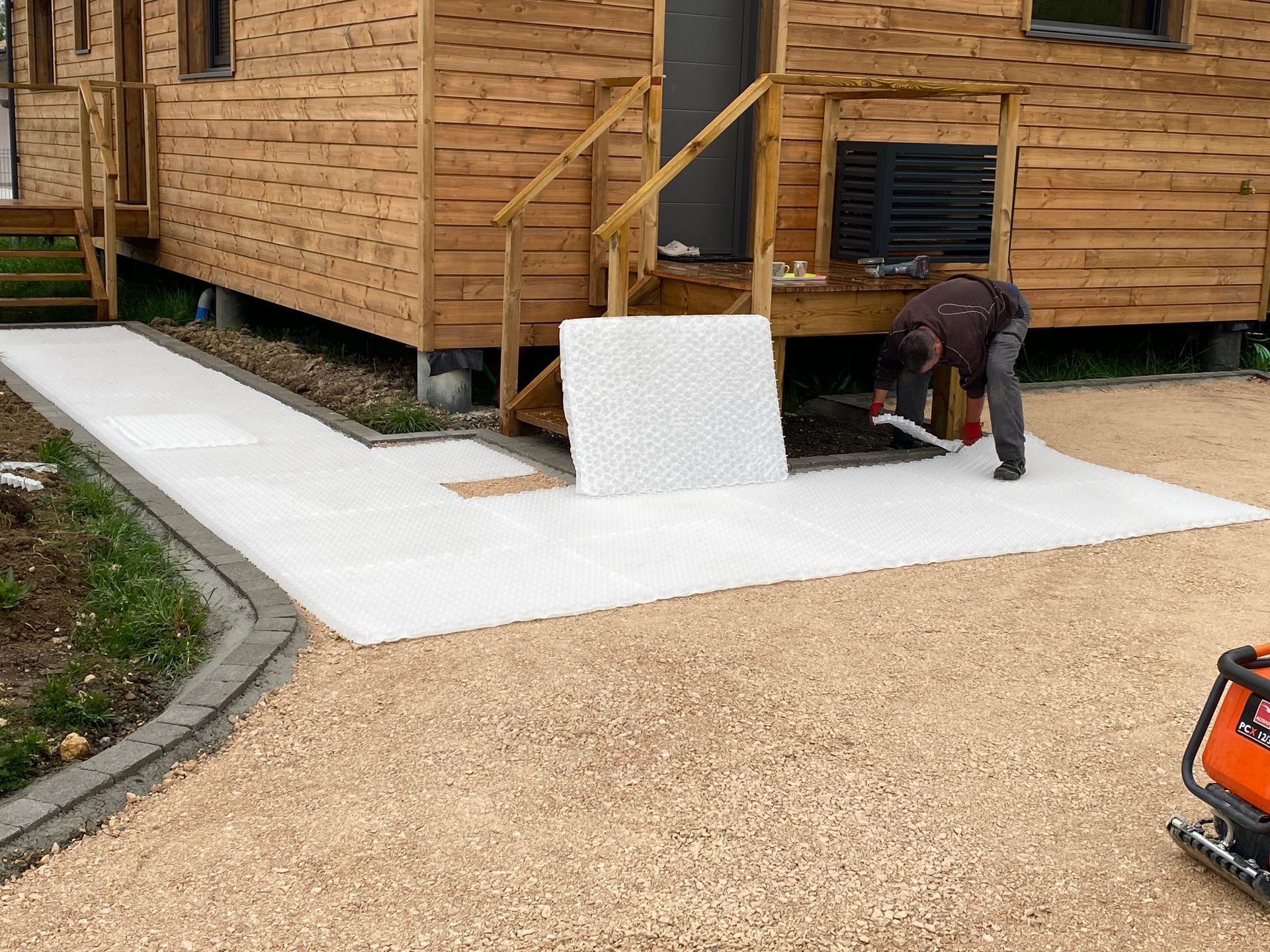 Création d'une terrasse