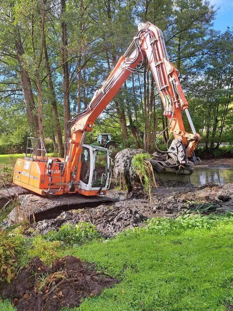 Gräben- und Gewässerunterhaltung | Heino Müller Baggerbetrieb