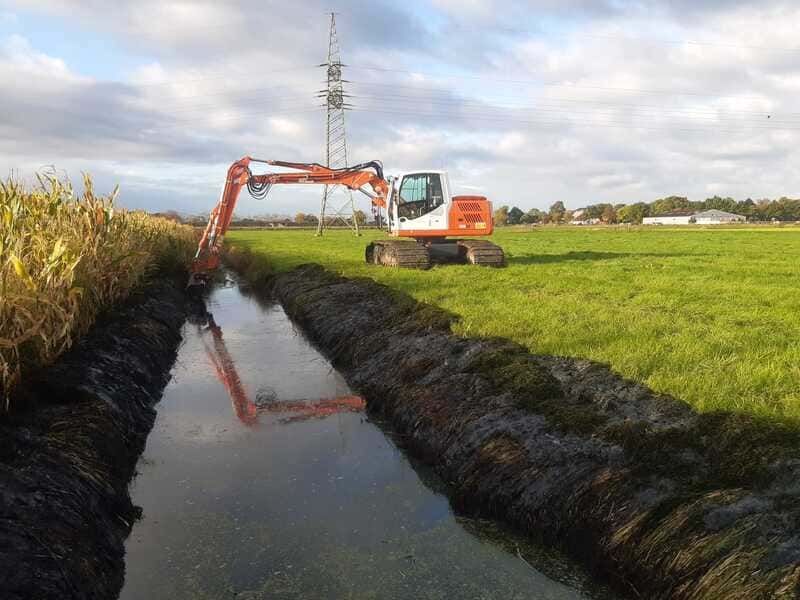 Gräben- und Gewässerunterhaltung | Heino Müller Baggerbetrieb
