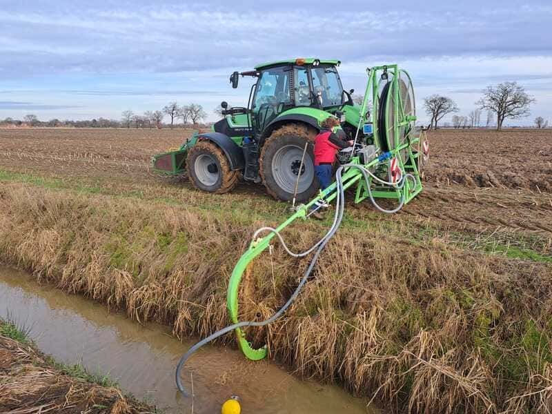 Drainagearbeiten und Spülen | Heino Müller Baggerbetrieb