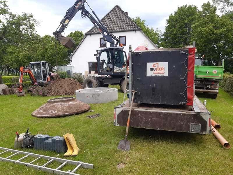 Neubau und Nachrüstung von Kleinkläranlagen
| Heino Müller Baggerbetrieb