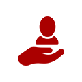Icon Figur geöffnete Hand mit