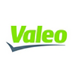 Logo Valeo : Texte vert « Valeo » avec une coche bleue sur fond blanc.