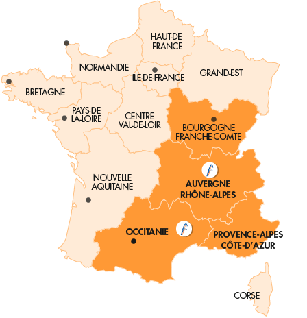Carte de france.