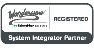 Logo du partenaire intégrateur système enregistré Wonderware par Schneider Electric.