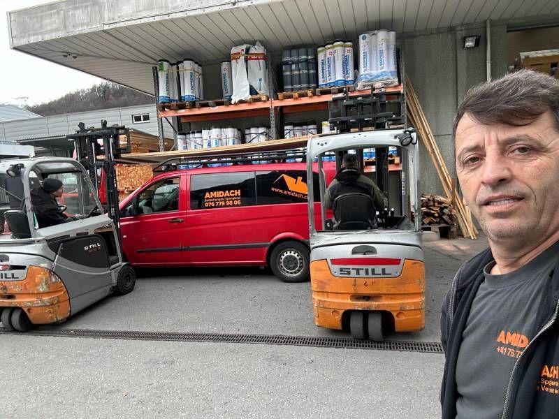 AMIDACH – Lager mit Gabelstapler