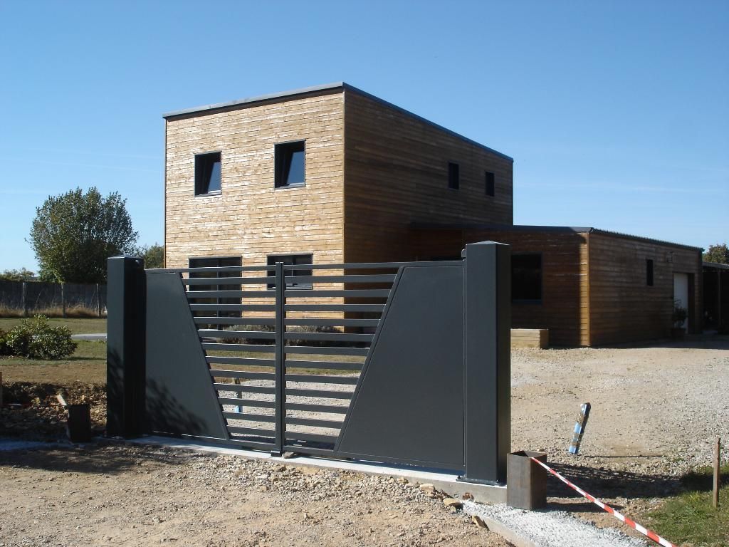 Portail semi-occultant