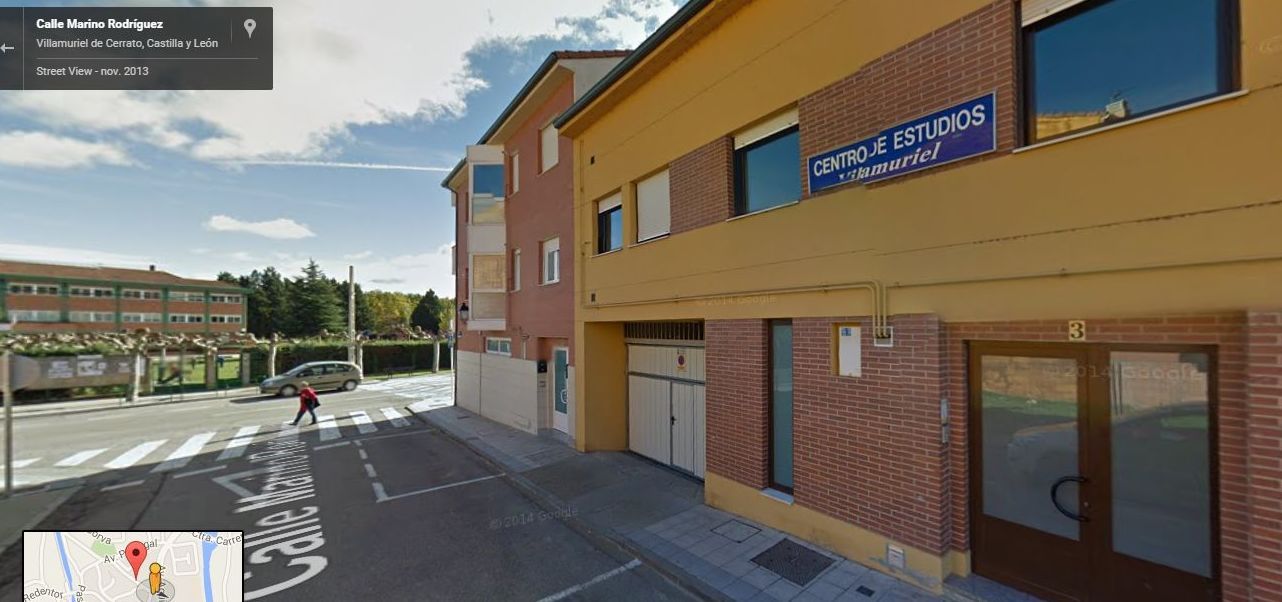 Fachada del Centro en C/Marino Rodríguez,3 en Villamuriel de Cerrato