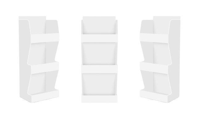 Présentation de 3 box PLV.
