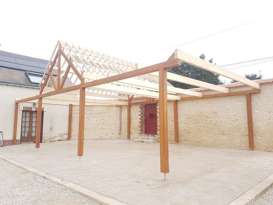 Auvent en bois