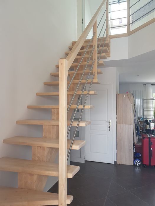 Escalier limon central