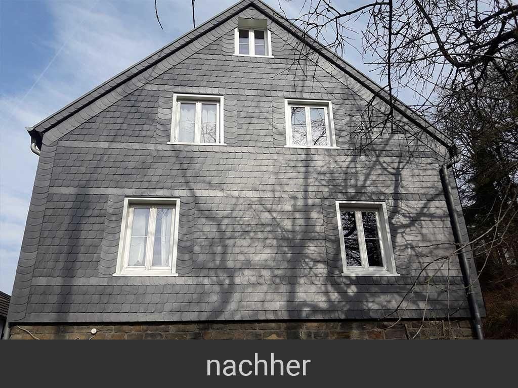 Ein Bild von einem Haus mit dem Wort „nachher“ darunter