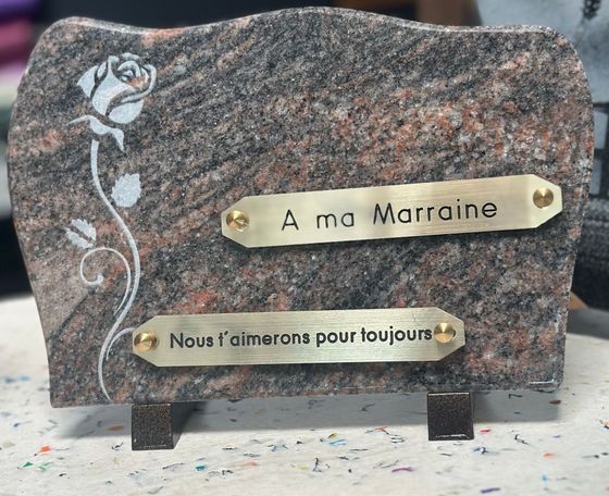Plaque funéraire