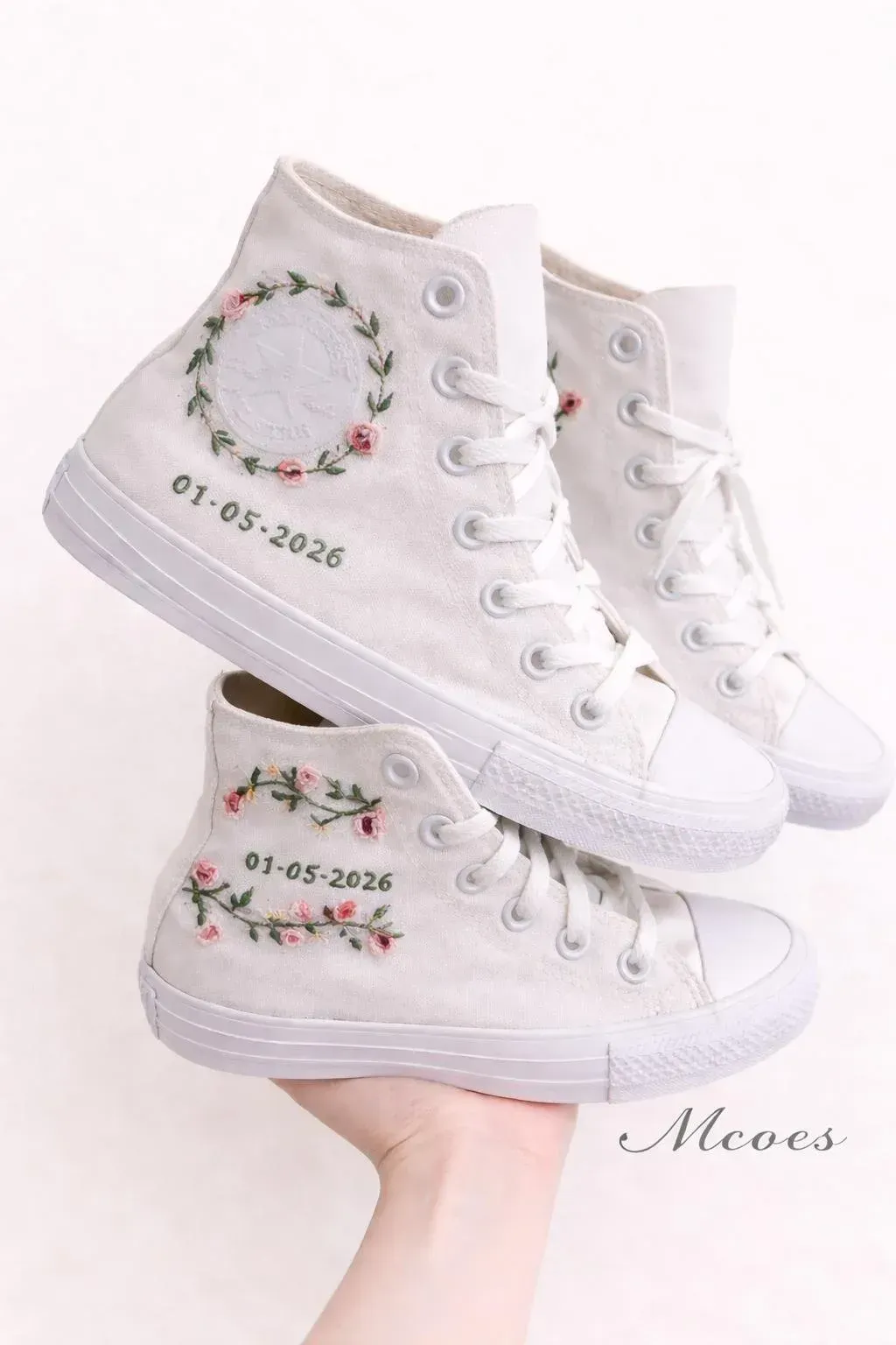 converse bordadas