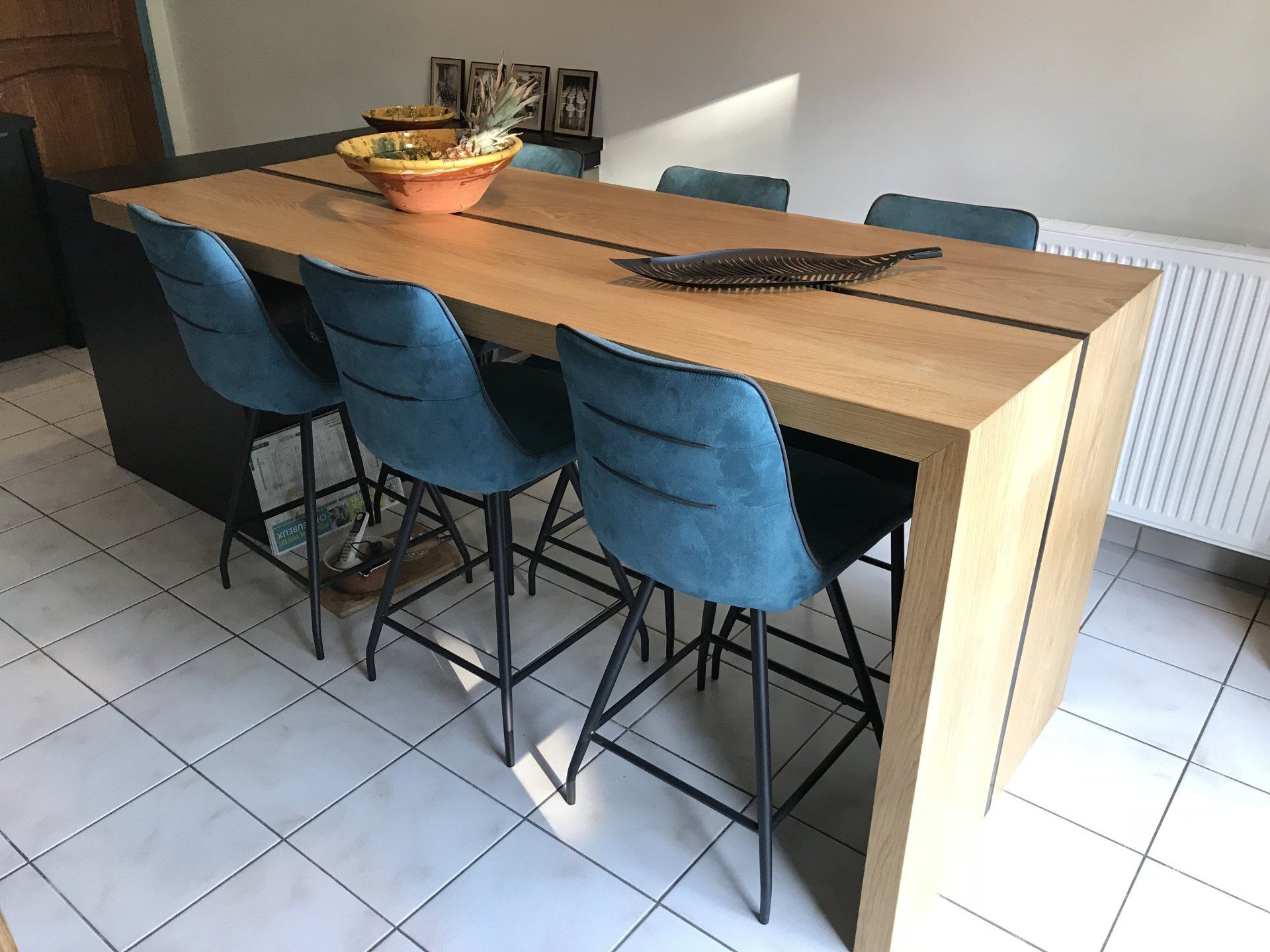 Ilot de cuisine confectionné sur mesure