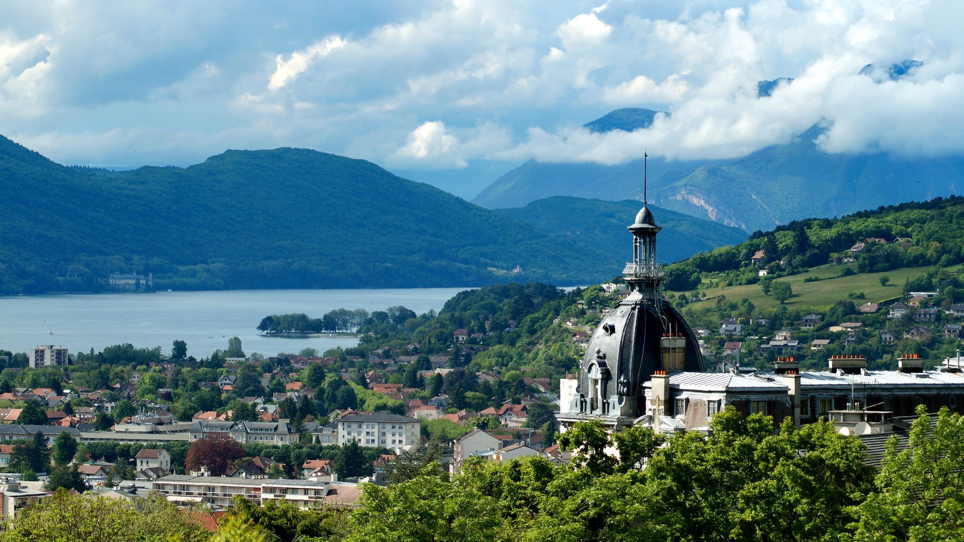 Vue d'Aix-les-Bains
