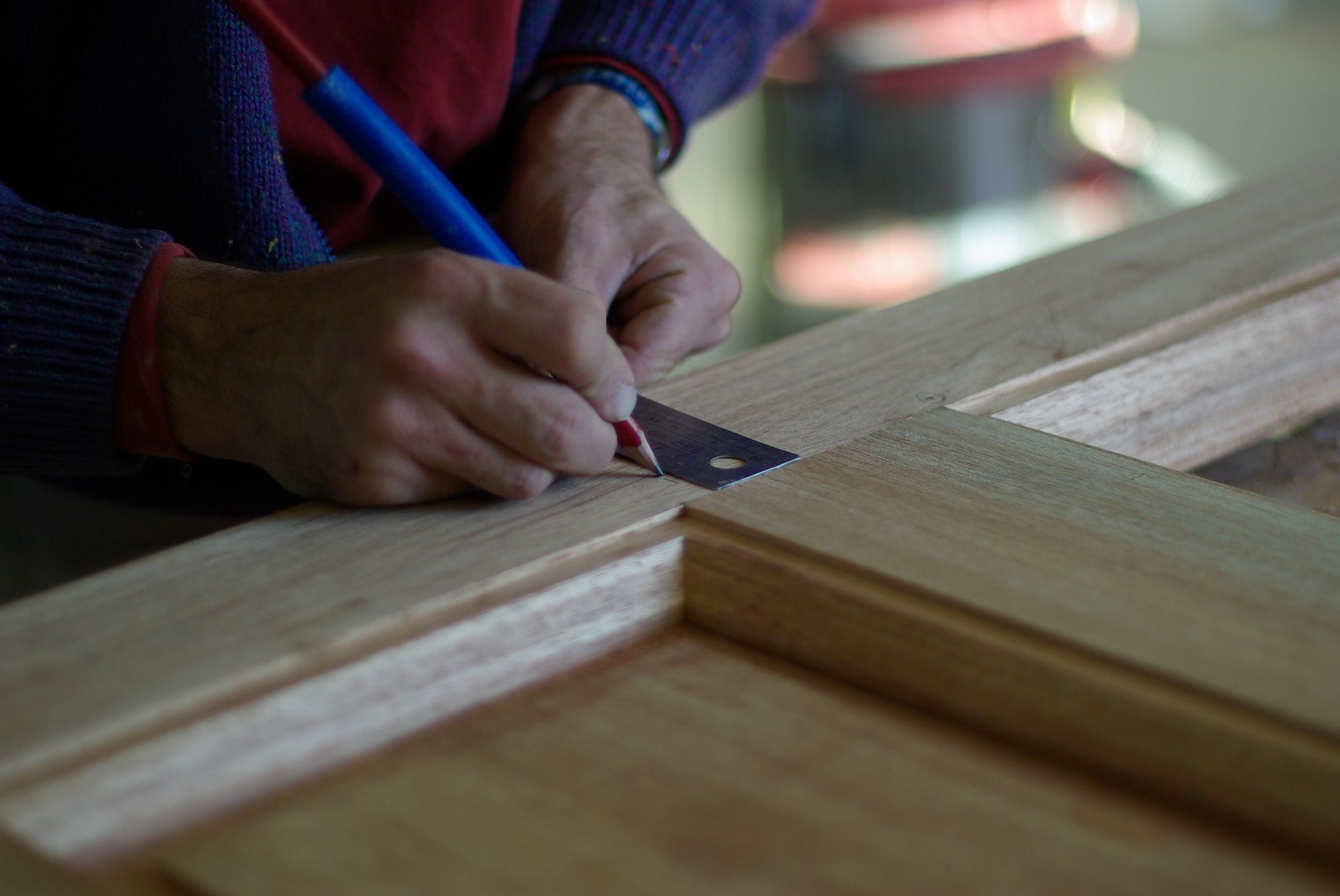 Repérage sur du bois