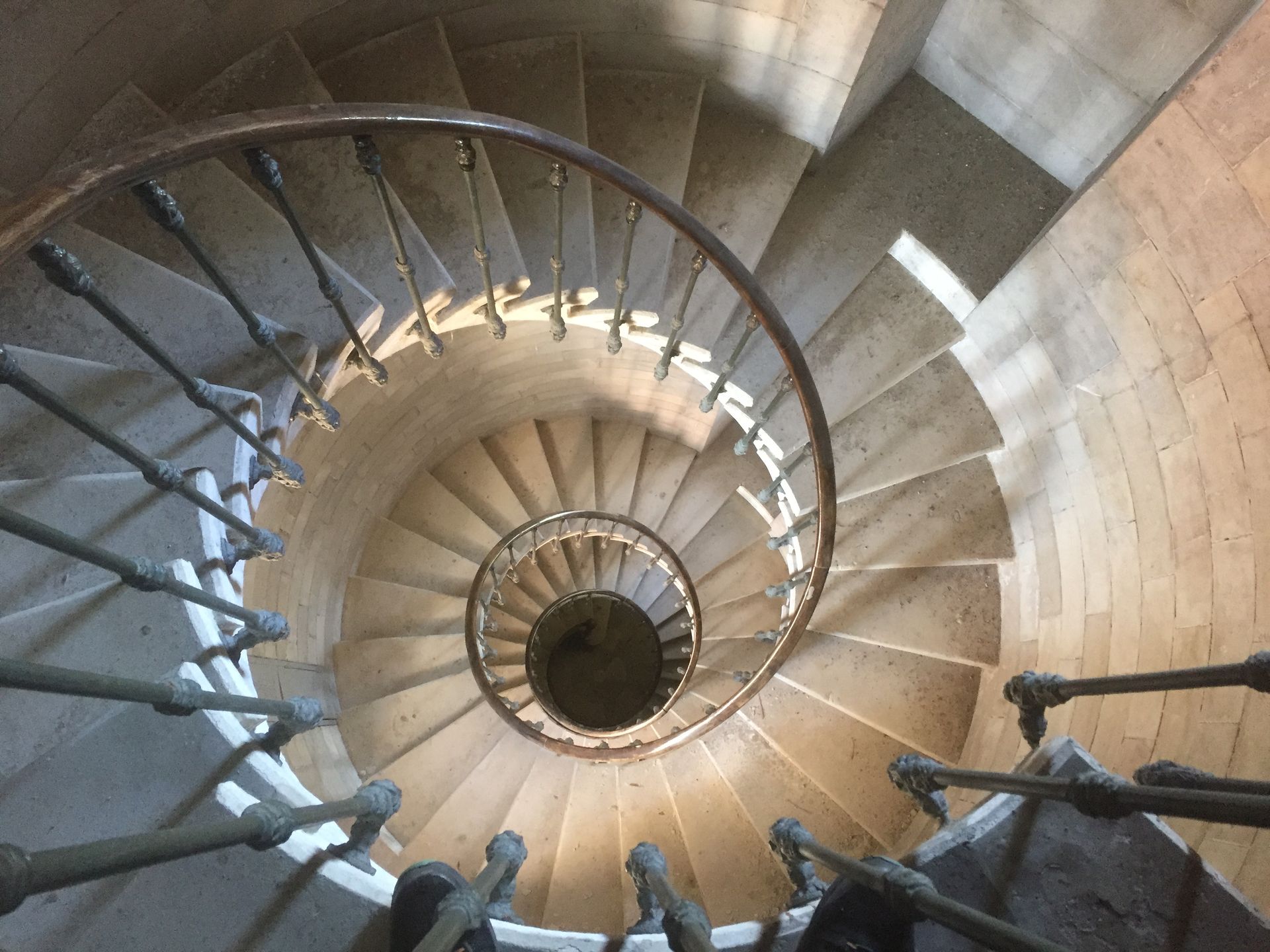 Escalier du phare de l'Espiguette