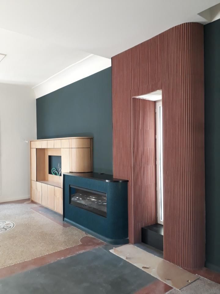 Meuble de rangement dans un salon