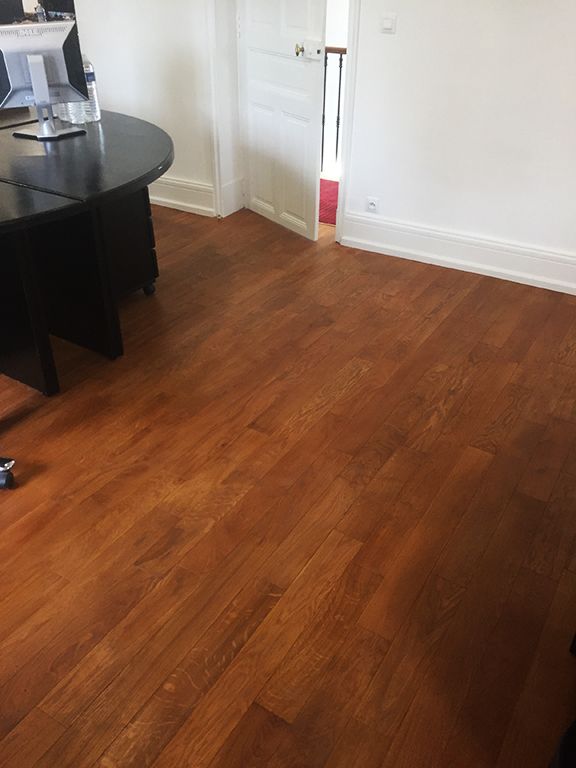 Parquet dans un bureau
