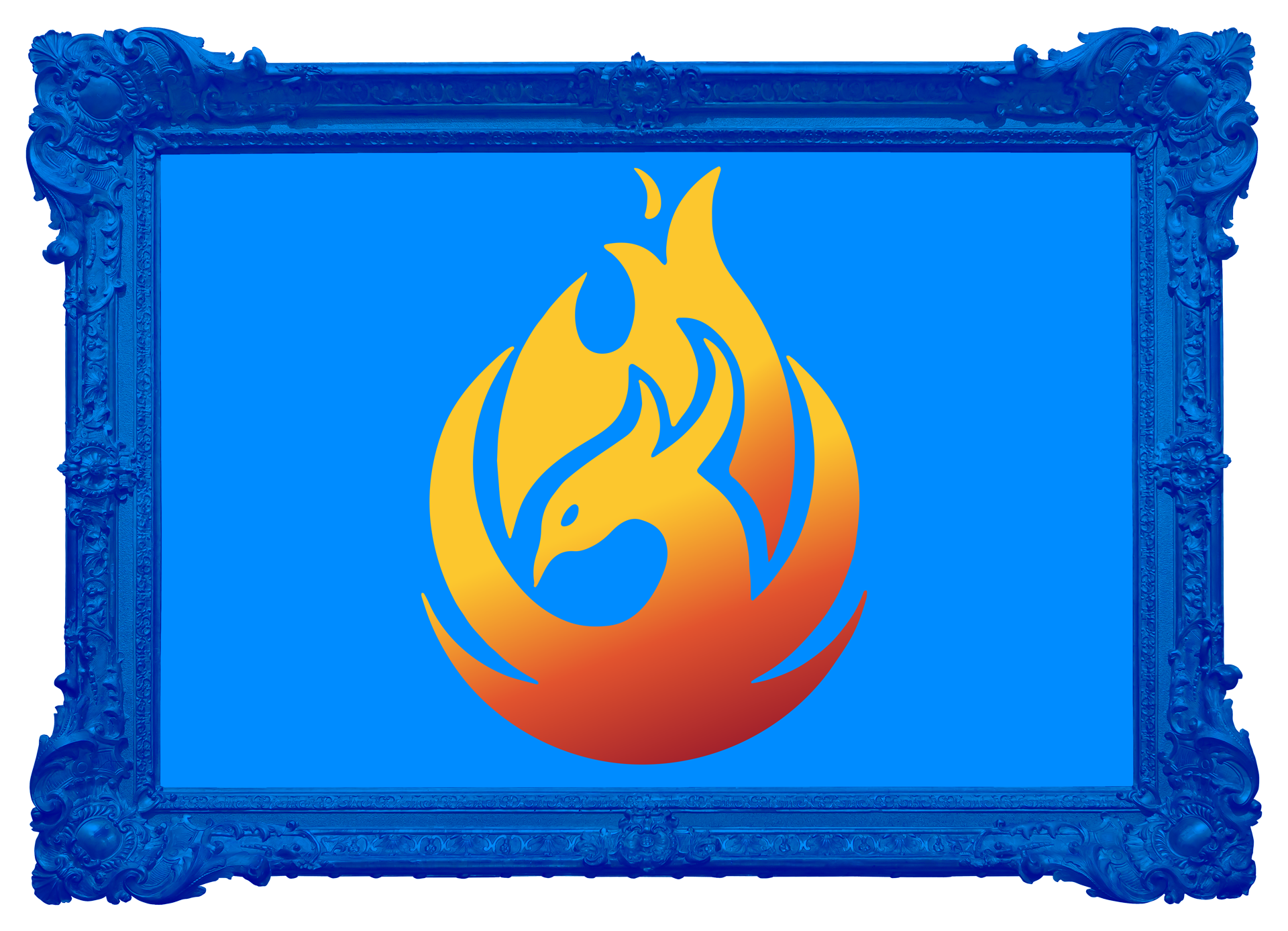 Flamme avec phénix