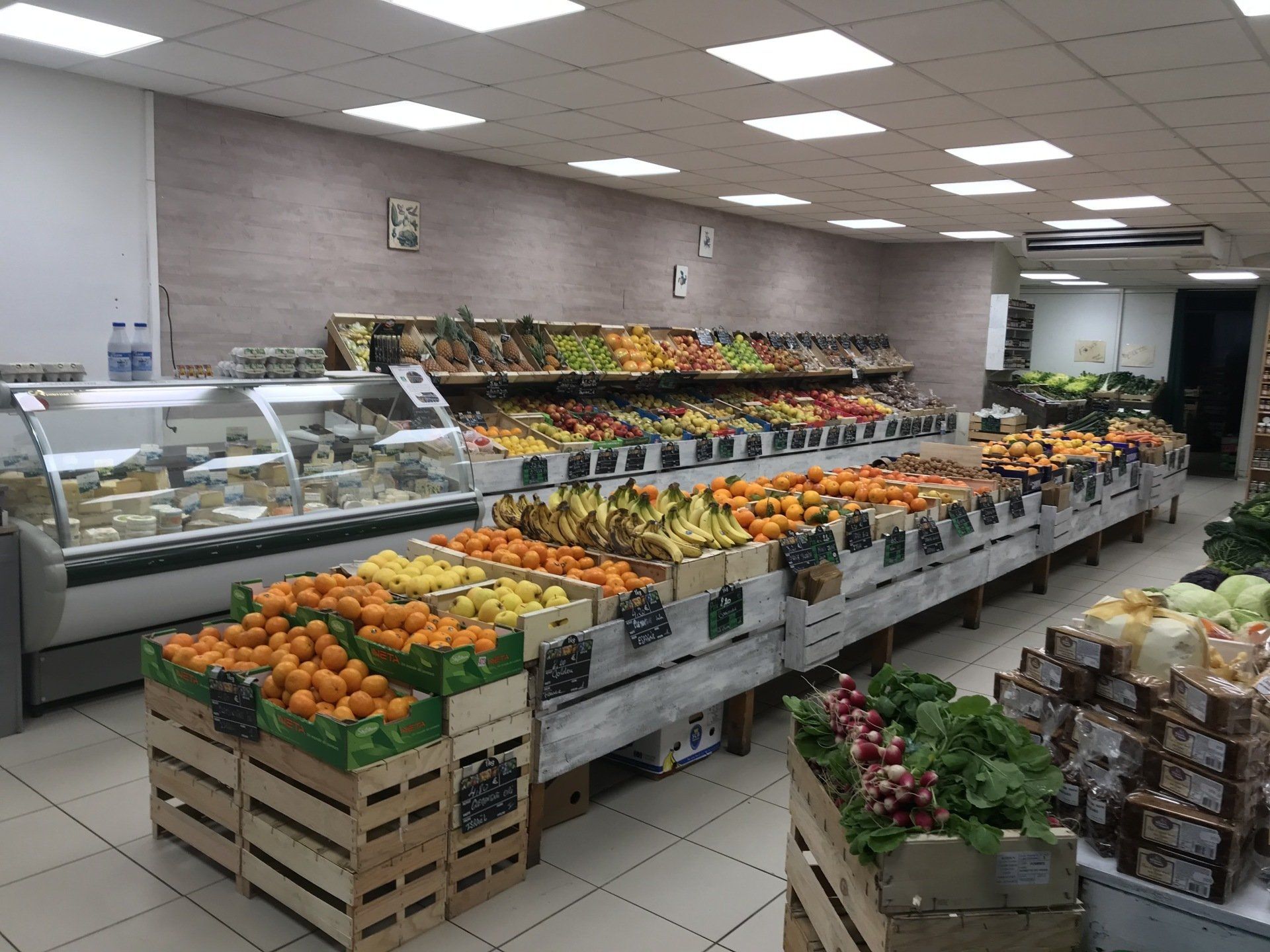 Vente de fruits et légumes