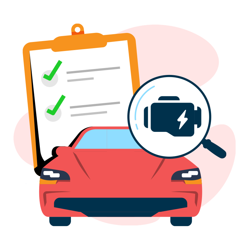 Illustration d'un diagnostic de voiture